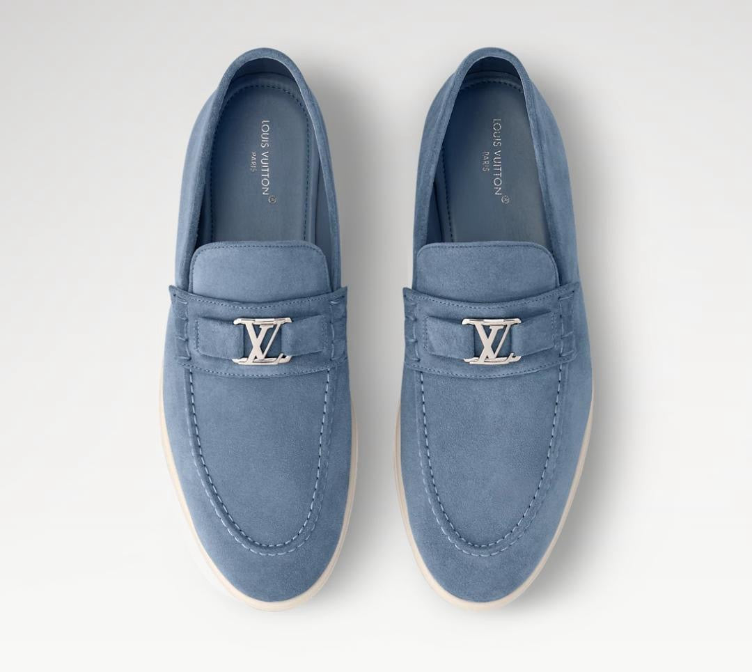 Louis Vuitton Men's Estate Loafers – Blue – ABC Store