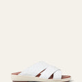 Loro Piana Men's Palm Sandals -White