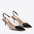 ALAIA Women’s 55 Slingback Mules – Black