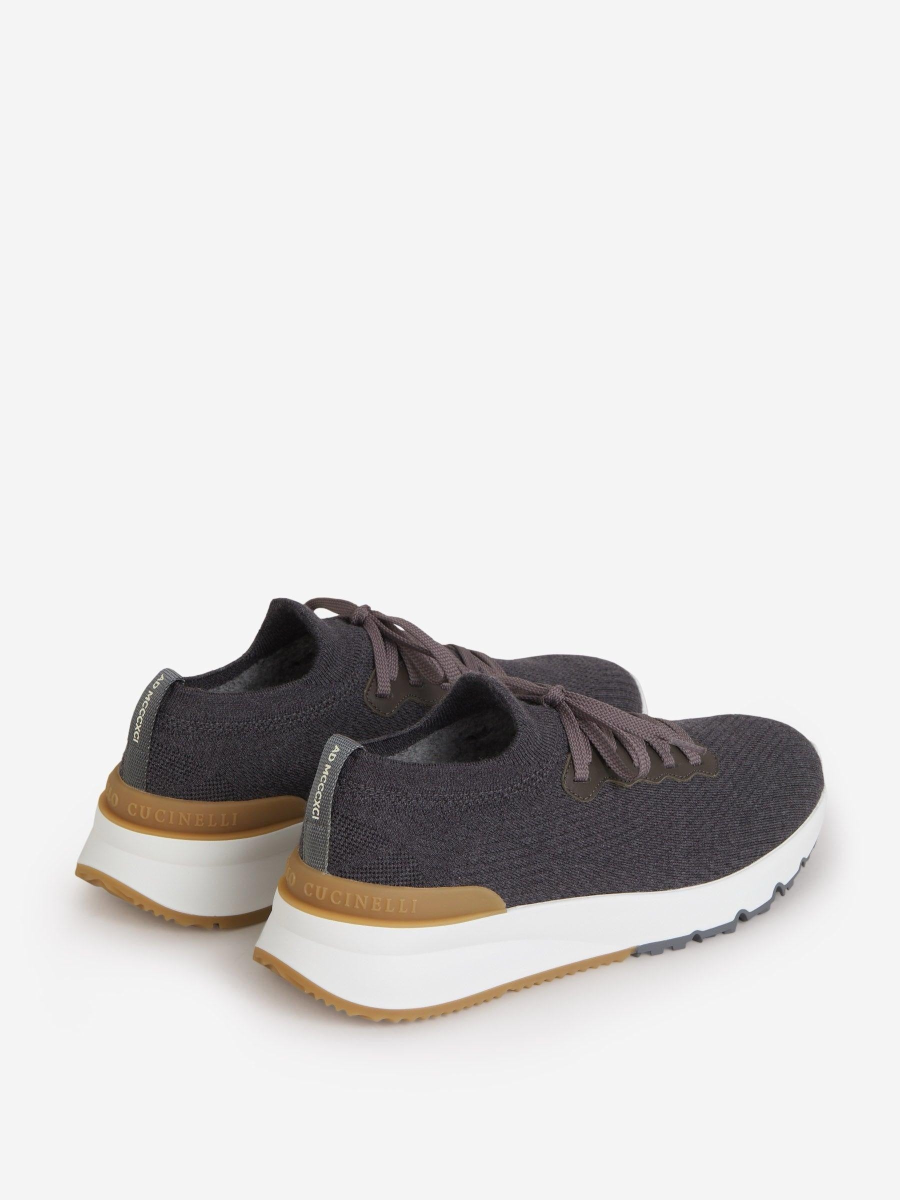 Brunello Cucinelli Men’s BC Sneakers – Dark Grey