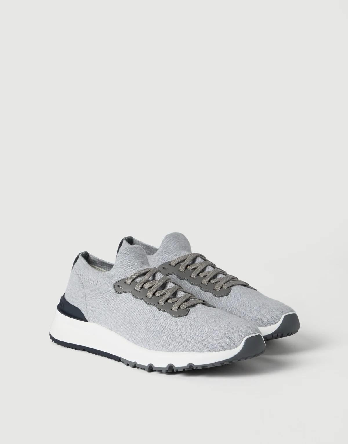 Brunello Cucinelli Men’s BC Sneakers – Grey