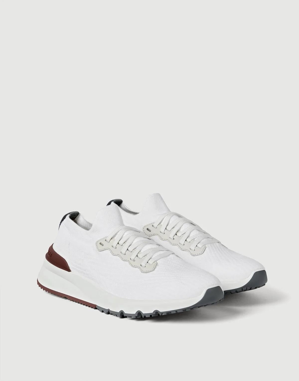 Brunello Cucinelli Men’s BC Sneakers – Off White