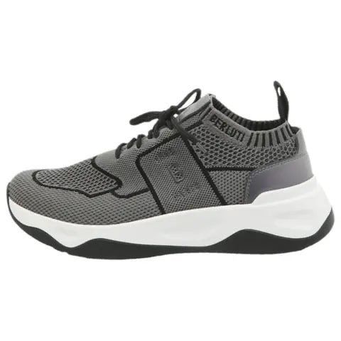 Berluti Men’s BI Shadow Sneakers – Grey
