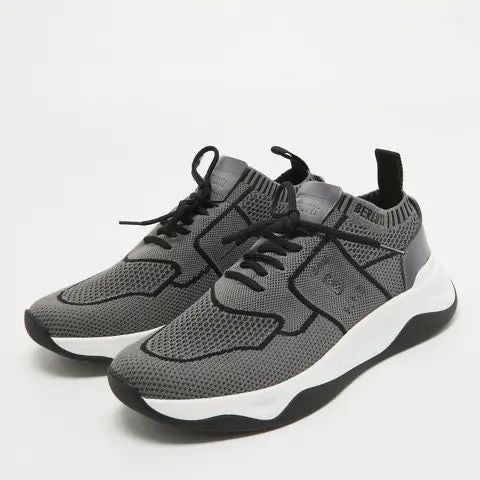 Berluti Men’s BI Shadow Sneakers – Grey