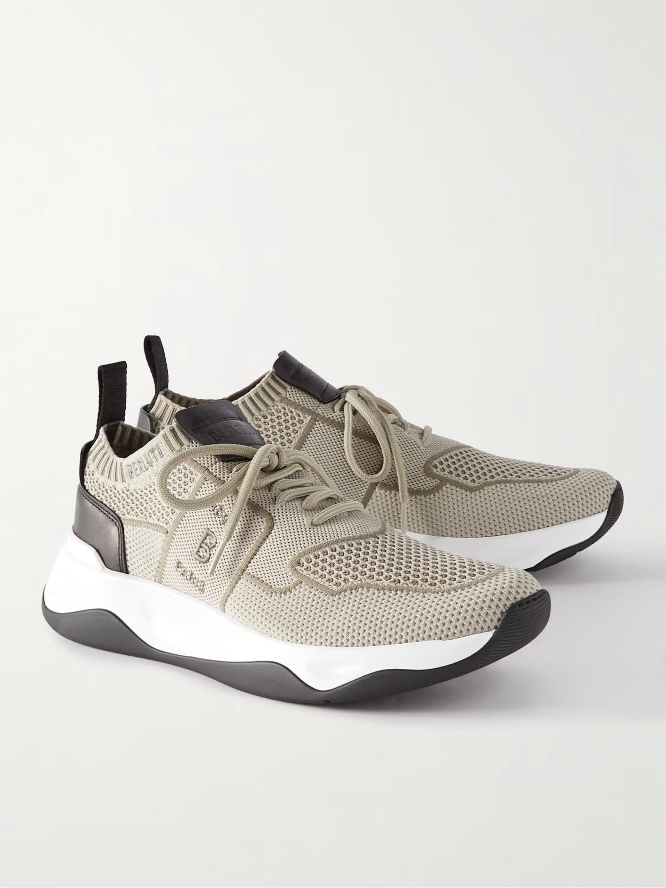 Berluti Men’s BI Shadow Sneakers – Beige