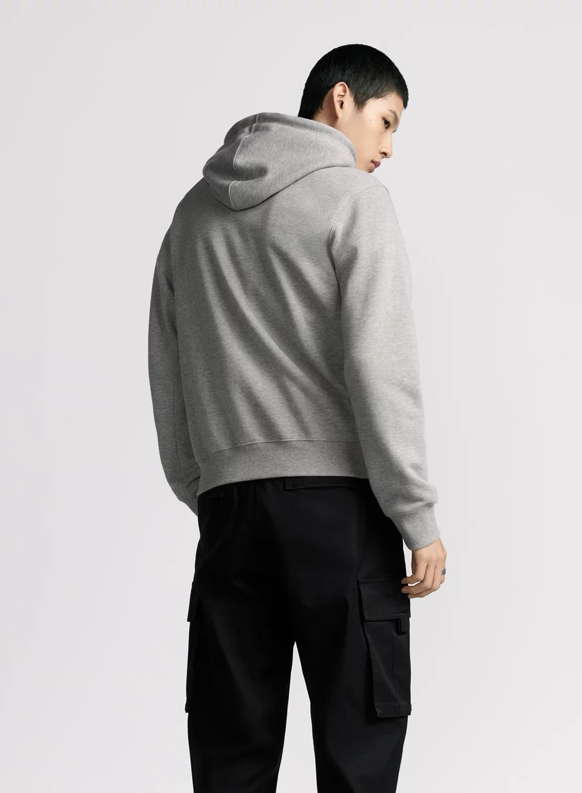 Christian Dior CD Icon Hooded Sweatshirt – Grey