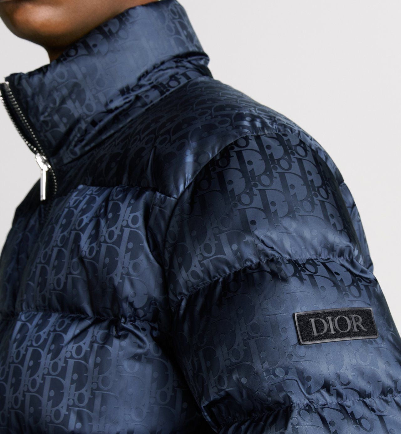Christian Dior Dior Oblique Down Jacket – Blue
