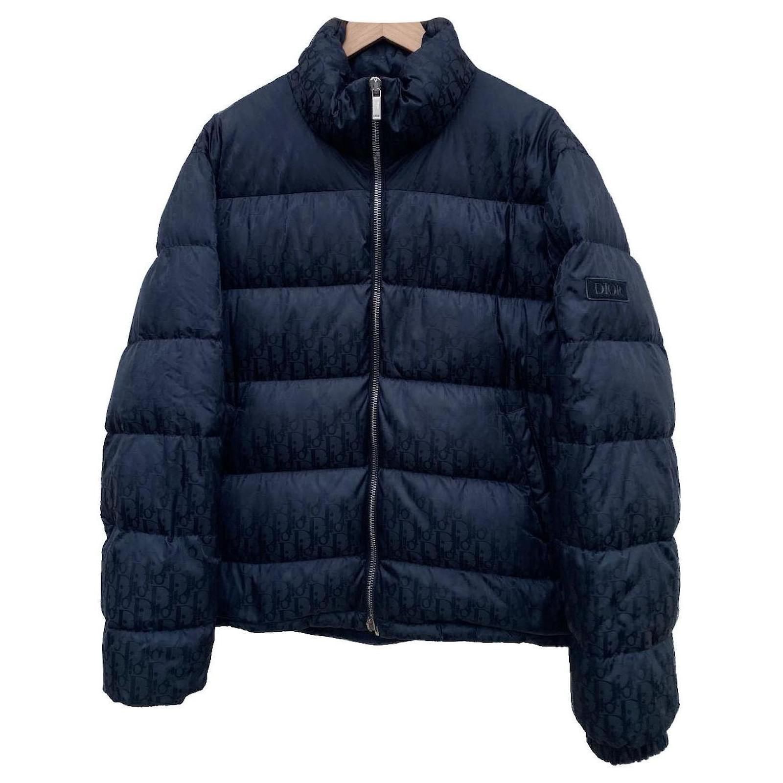 Christian Dior Dior Oblique Down Jacket – Blue
