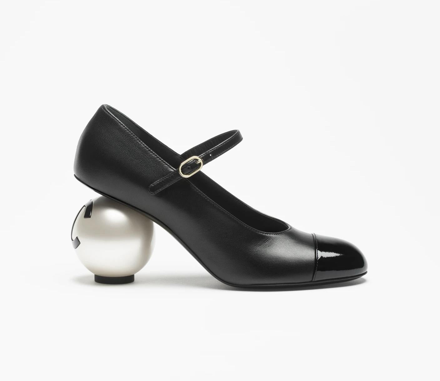 CHANEL Women’s Mary Janes Heels – Black