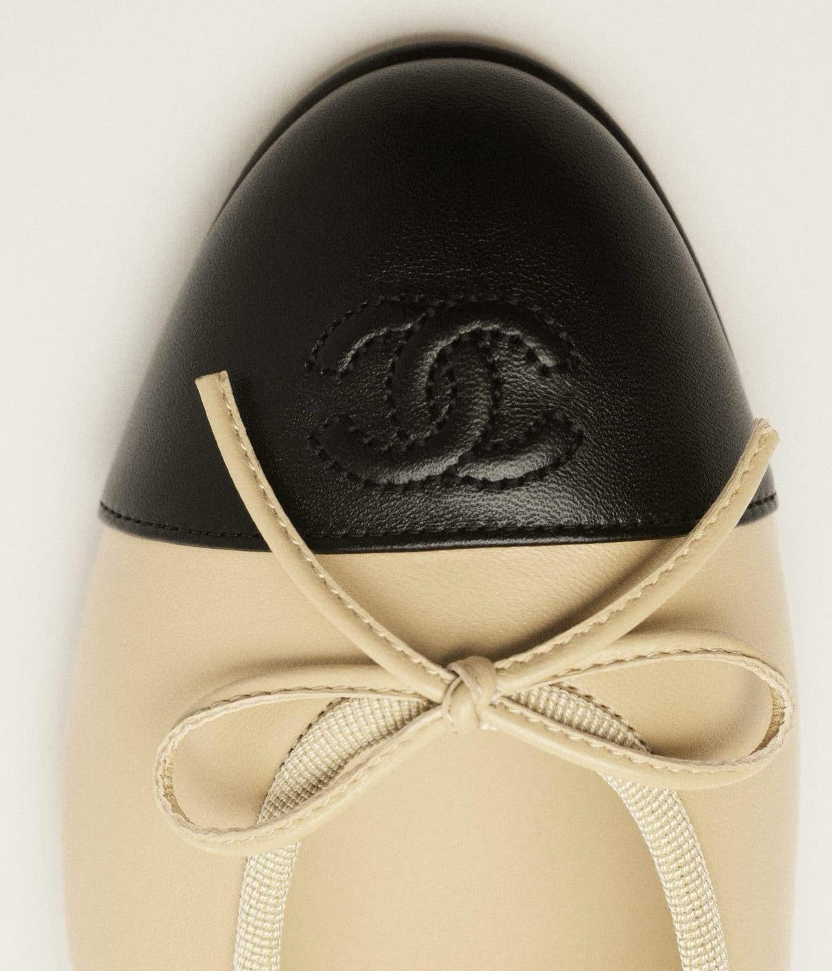 CHANEL Women’s Ballet Flats – Beige