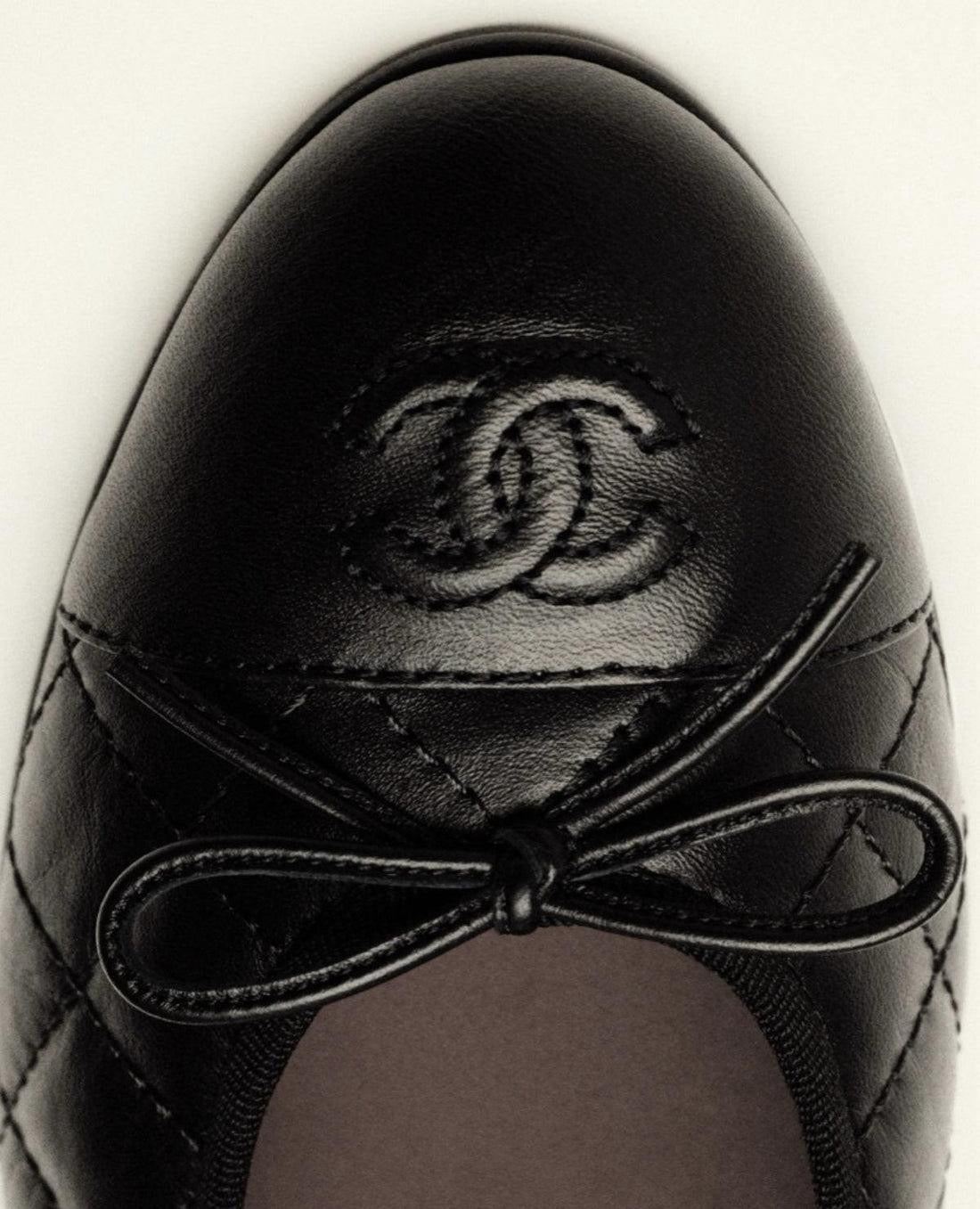 CHANEL Women’s Ballet Flats – Black