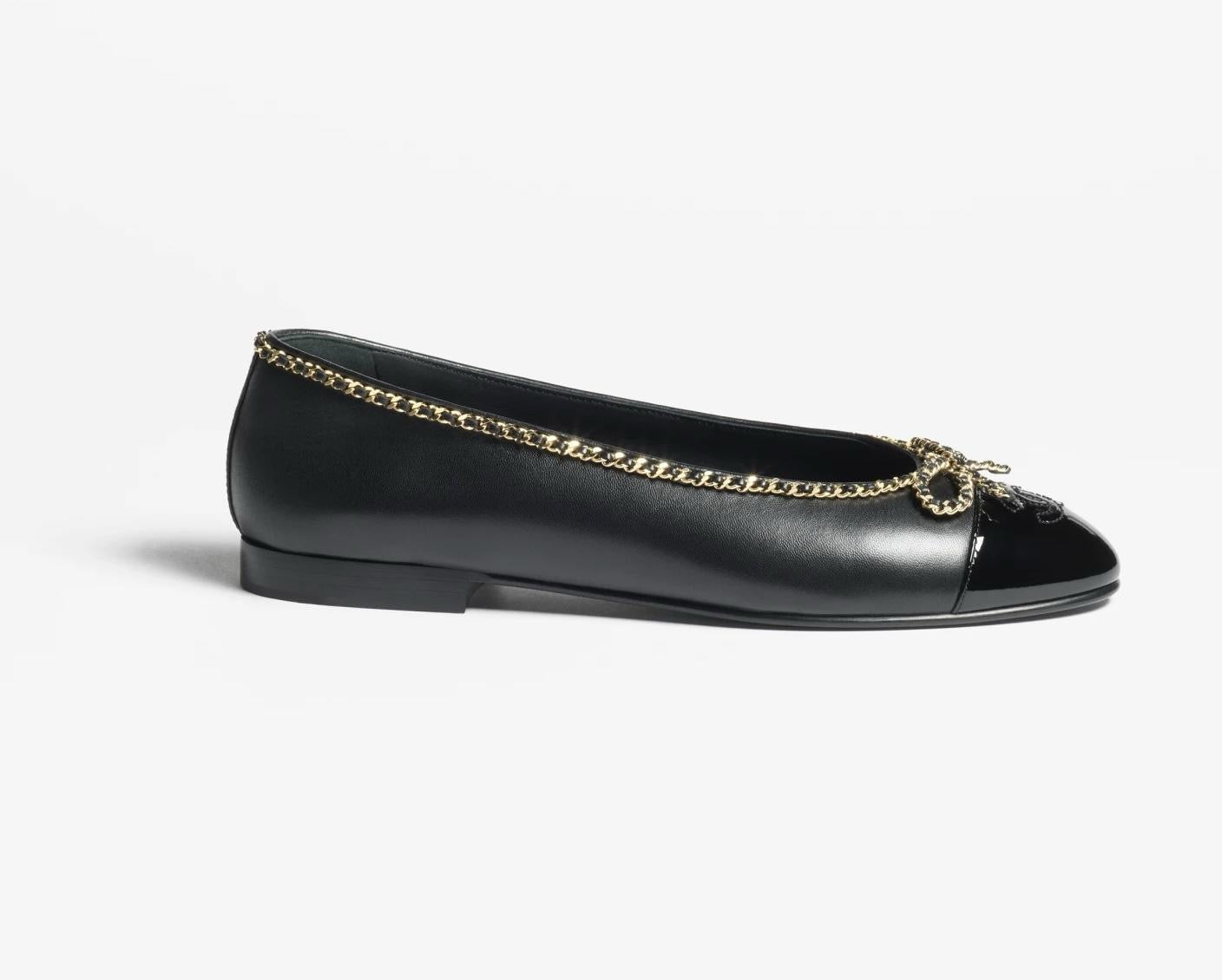 CHANEL Women’s Ballet Flats – Black