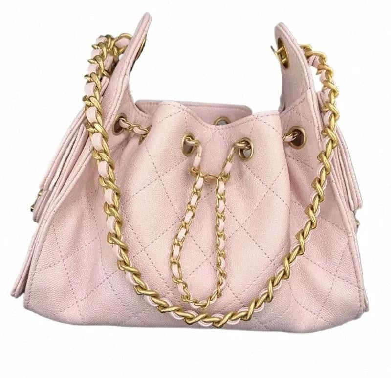 CHANEL Women’s Chanel 25 Small Hand Bag – Pink