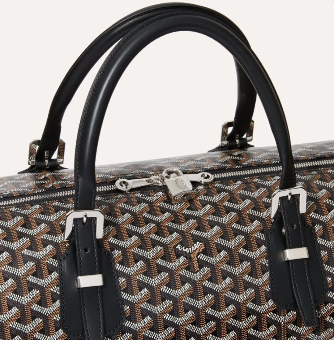 GOYARD Boston 50 Travel Bag – Black