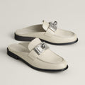 Hermes Women’s Lota Mules – White
