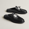Hermes Women’s Lota Mules – Black