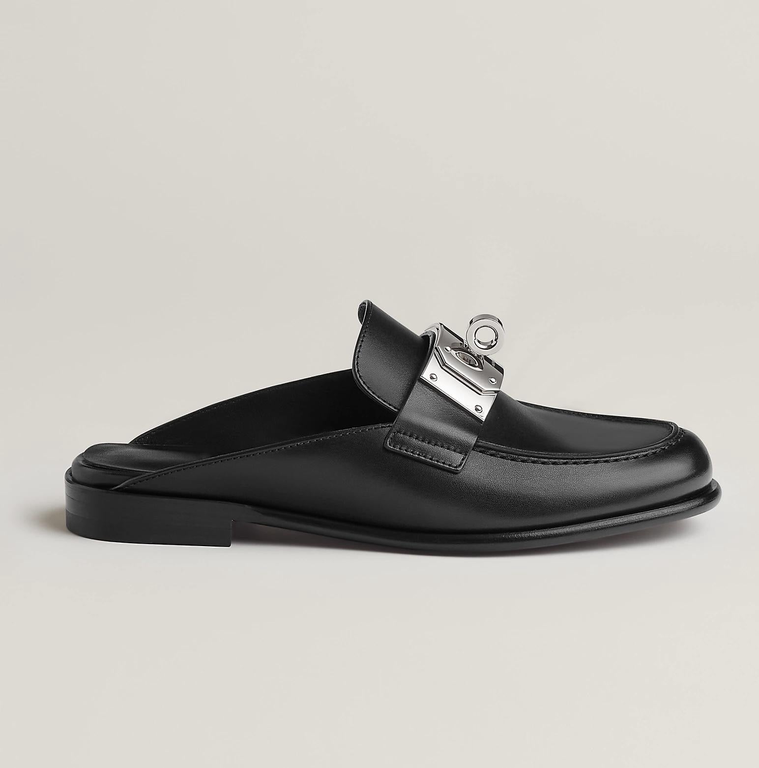 Hermes Women’s Lota Mules – Black