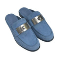 Hermes Women’s Lota Mules – Blue