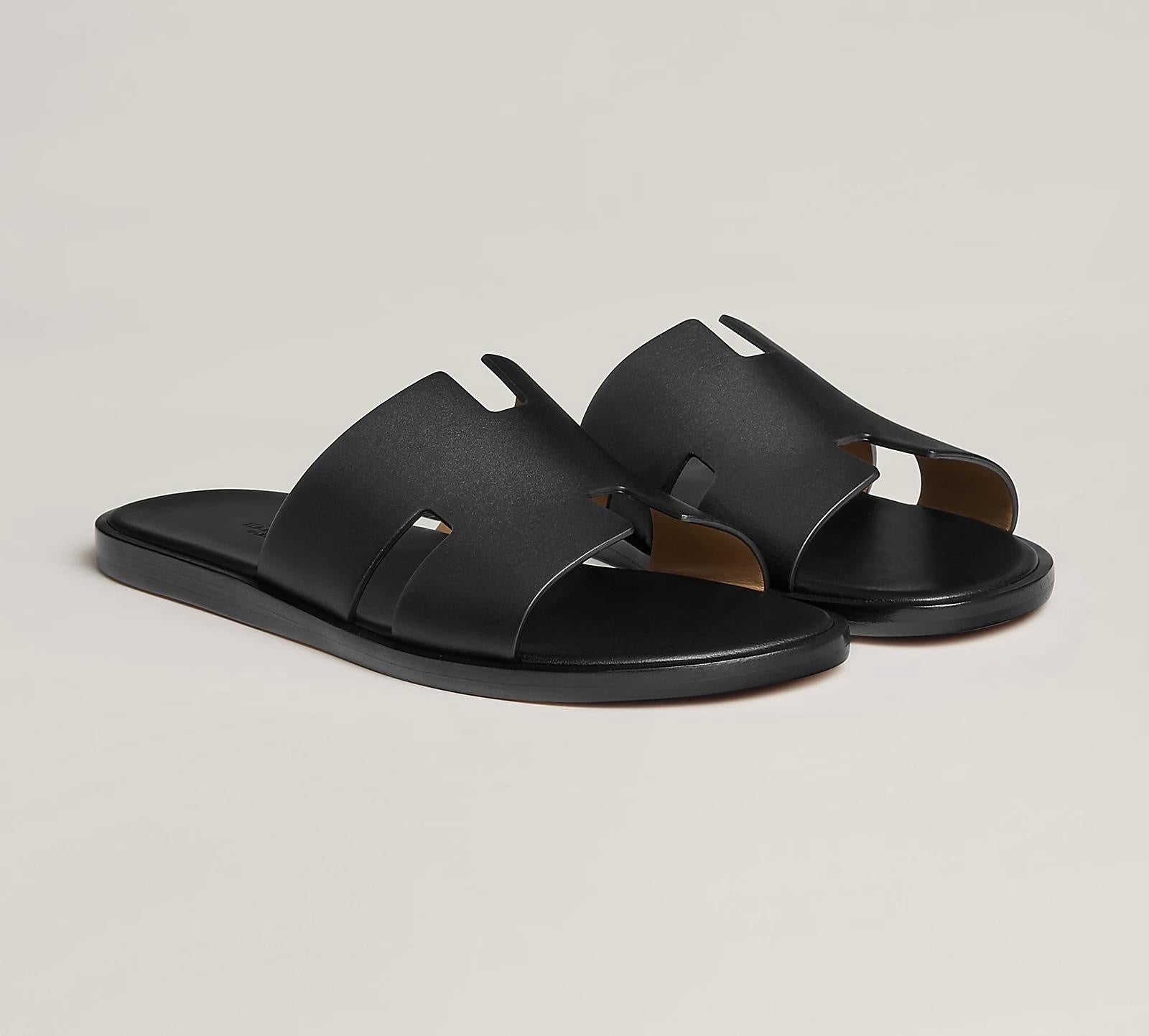 Hermes Men’s Izmir Sandals – Black