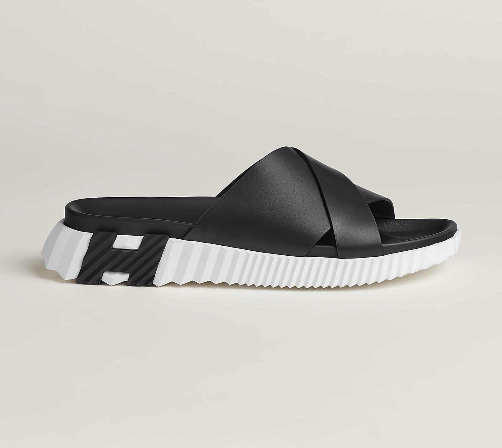 Hermes Men’s Infra Sandals – Black