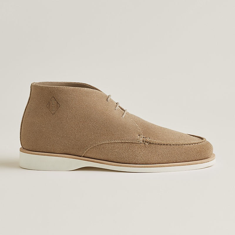 Hermes Men’s Line Derby Shoes – Beige