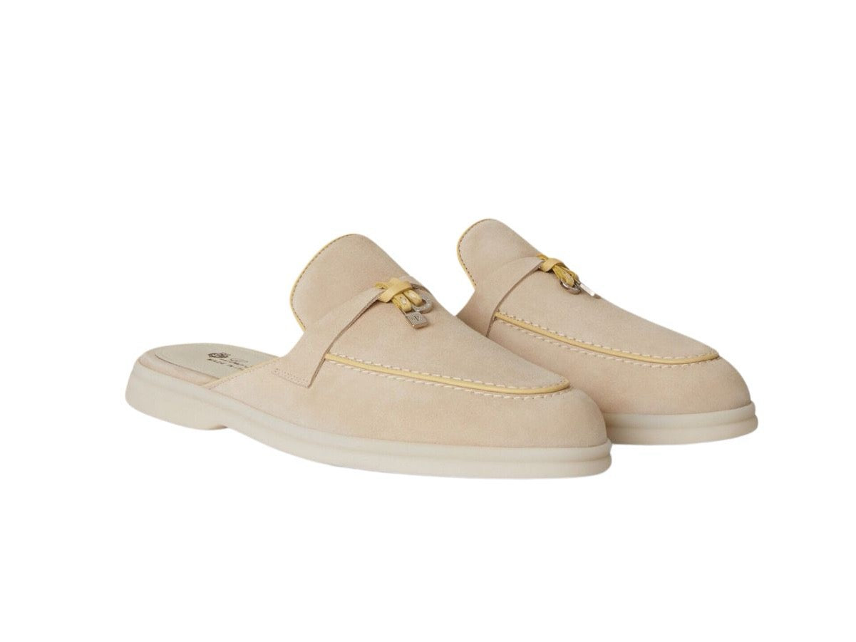 Loro Piana Women’s Summer Charms Walk Loafers – Beige