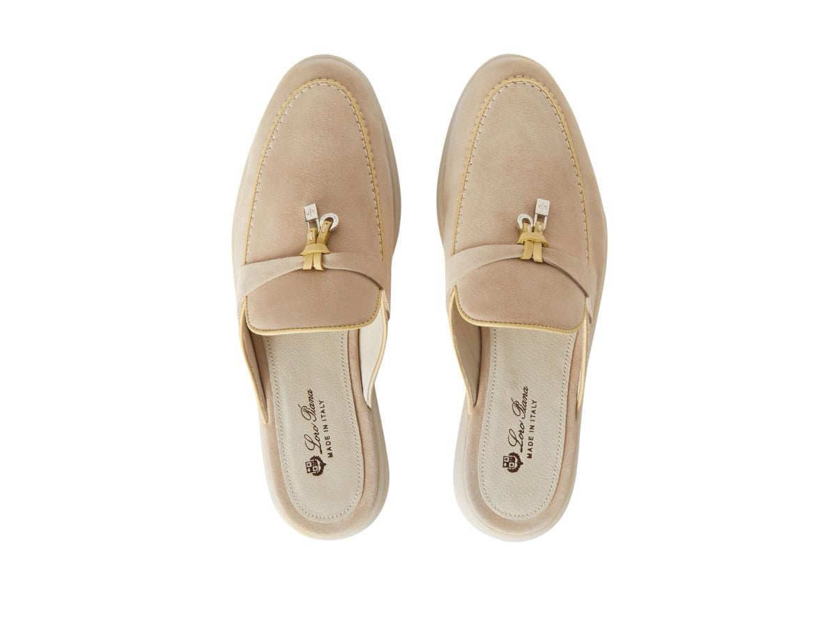 Loro Piana Women’s Summer Charms Walk Loafers – Beige