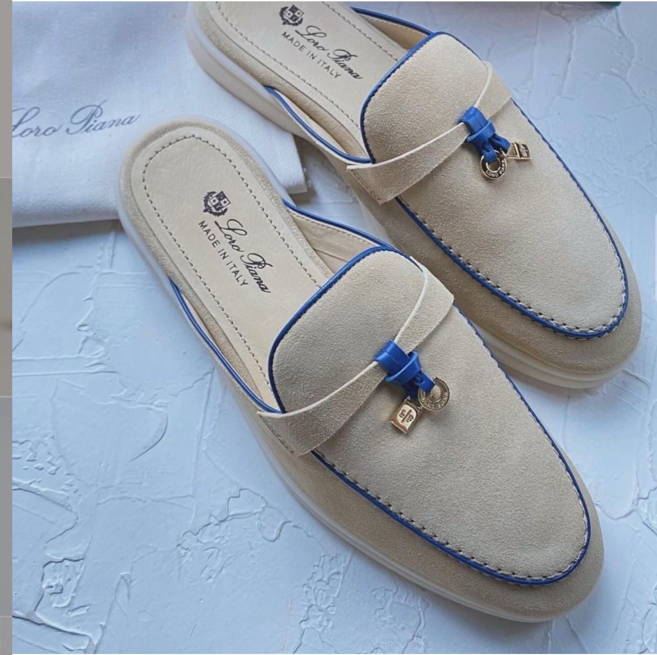 Loro Piana Women’s Summer Charms Walk Loafers – Beige