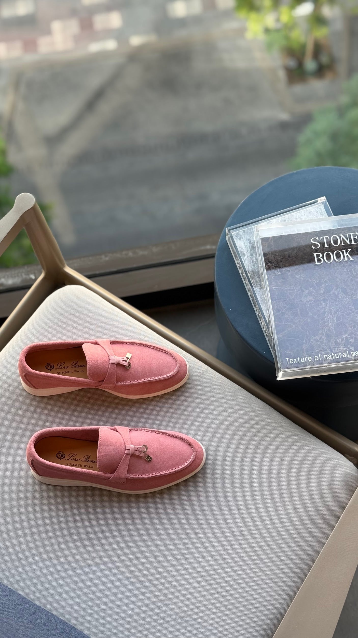 Loro Piana Women’s Summer Charms Walk Loafers – Pink