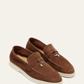 Loro Piana Women’s Summer Charms Walk Loafers – Brown
