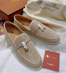 Loro Piana Women’s Summer Charms Walk Loafers – Beige