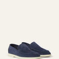 Loro Piana Men’s Summer Walk Loafers – Navy Blue