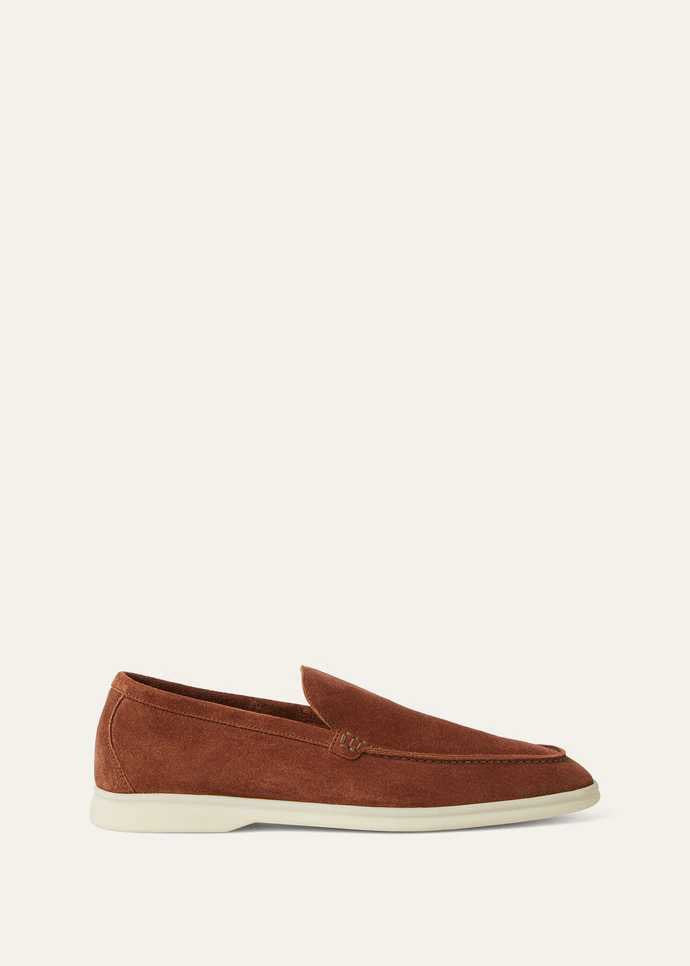 Loro Piana Men’s Summer Walk Loafers – Camel
