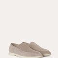 Loro Piana Men’s Summer Walk Loafers – Beige