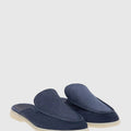 Loro Piana Men’s Babouche Walk Loafers – Dark Blue