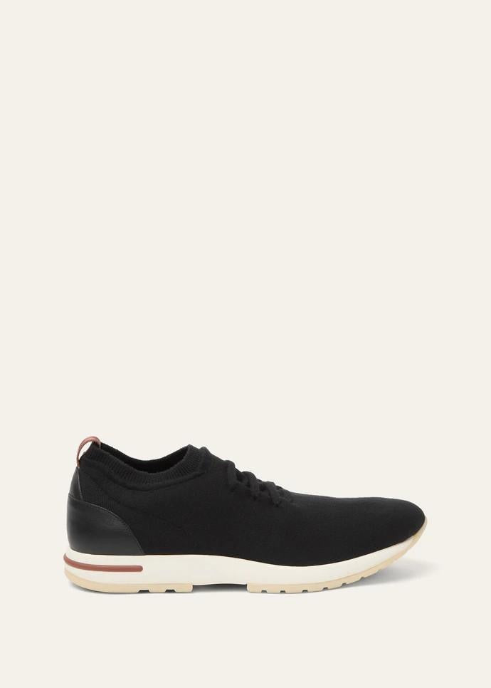 Loro Piana Men’s 360 LP Flexy Walk Sneakers – Black
