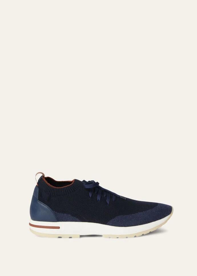 Loro Piana Men’s 360 LP Flexy Walk Sneakers – Dark Blue