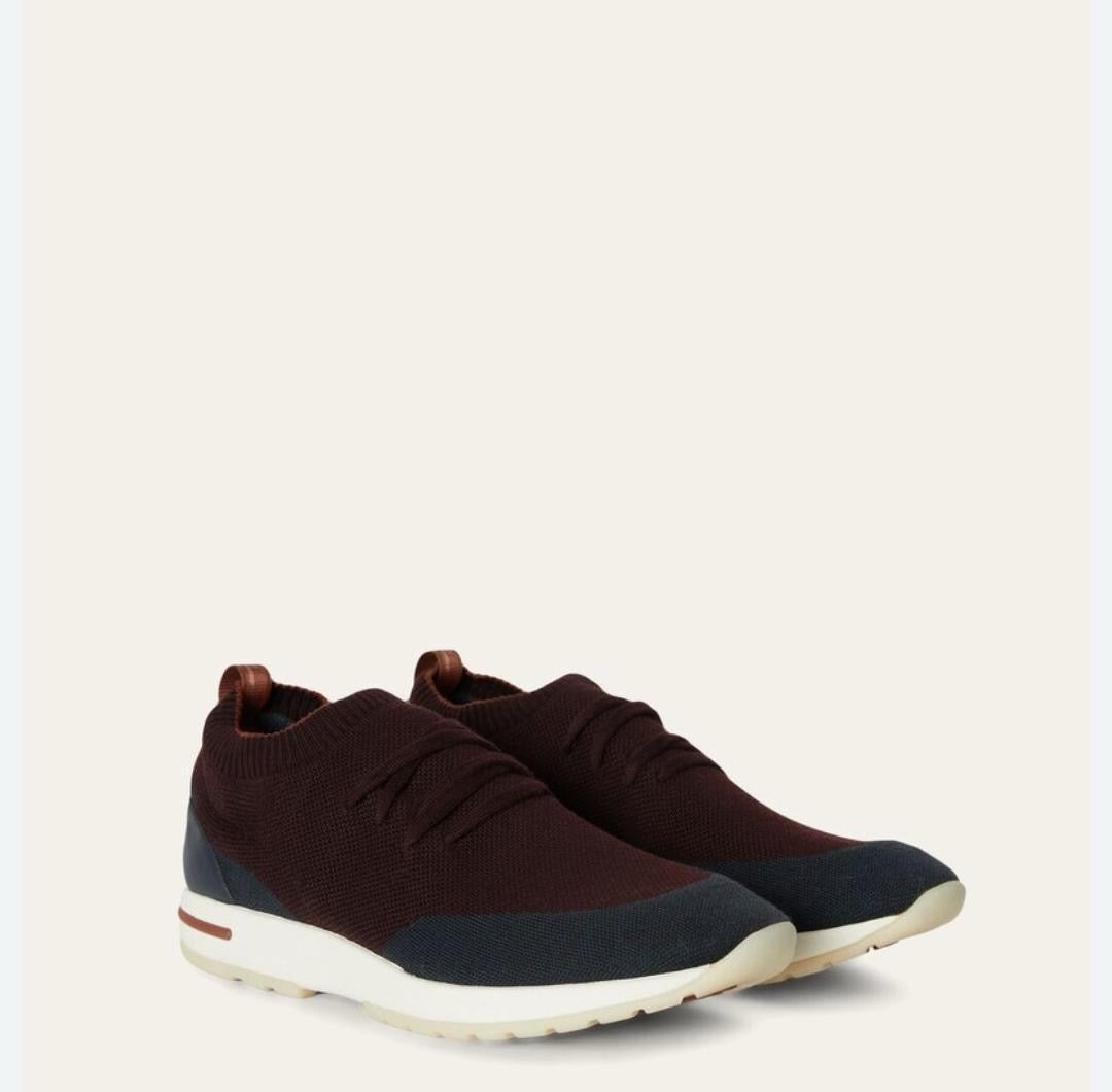 Loro Piana Men’s 360 LP Flexy Walk Sneakers – Coffee