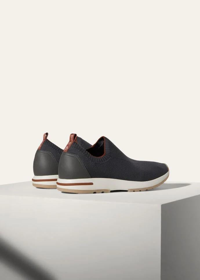 Loro Piana Men’s 360 LP Flexy Walk Sneakers – Black