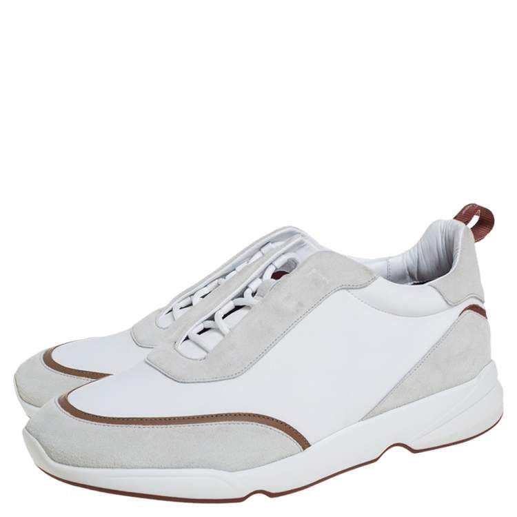 Loro Piana Men’s Modular Walk Sneakers – White