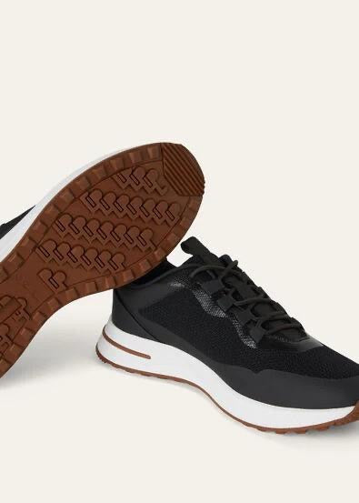 Loro Piana Men’s Week End Walk Sneakers – Black