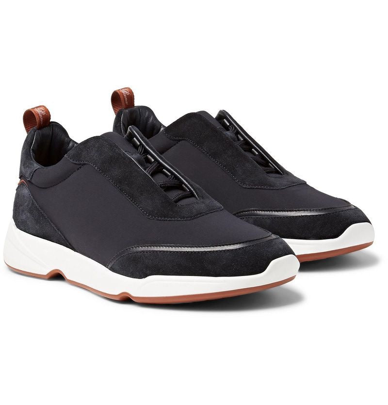Loro Piana Men’s Week End Walk Sneakers – Black