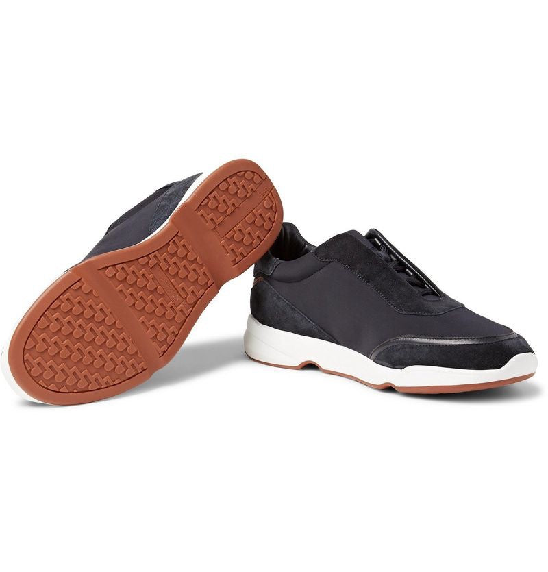 Loro Piana Men’s Week End Walk Sneakers – Black