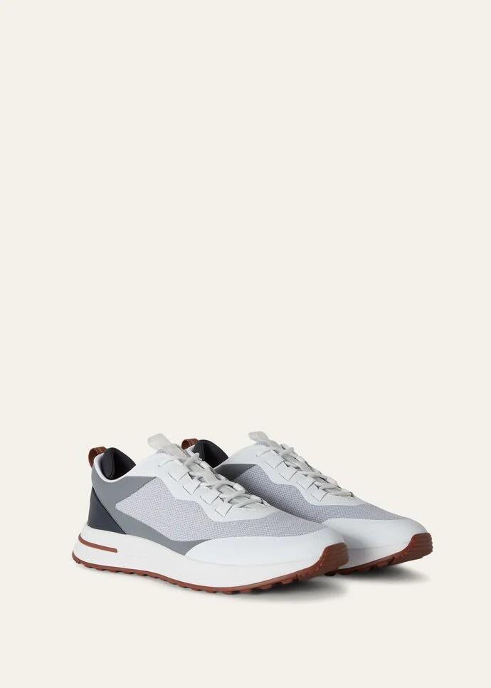 Loro Piana Men’s Week End Walk Sneakers – Grey