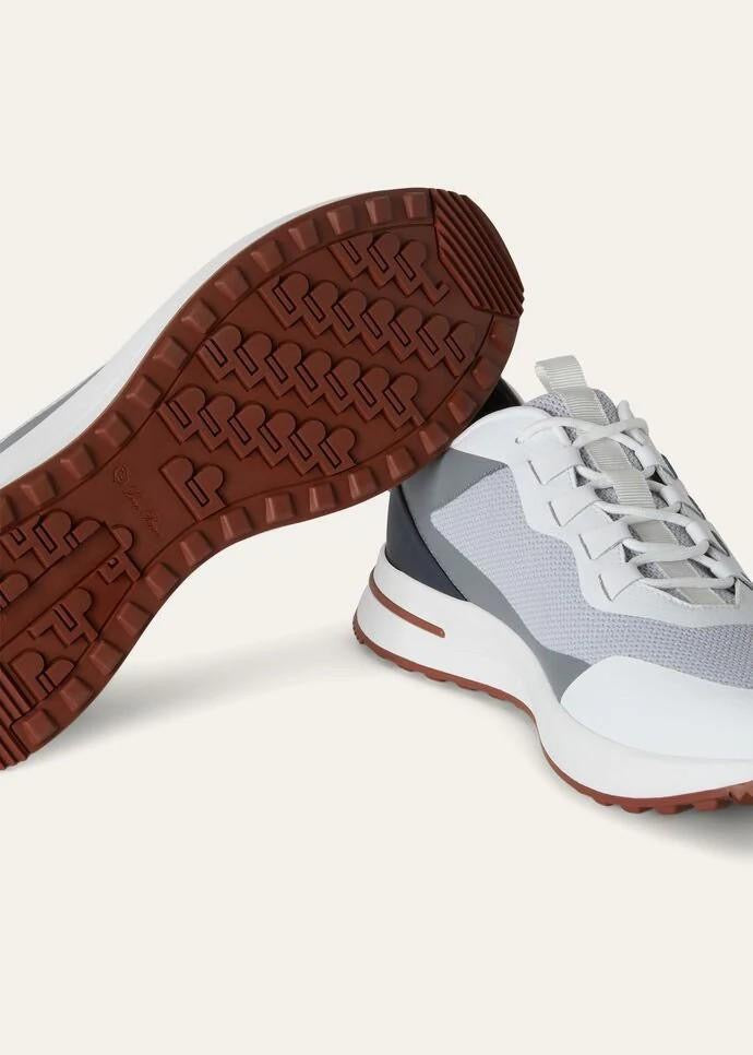 Loro Piana Men’s Week End Walk Sneakers – Grey