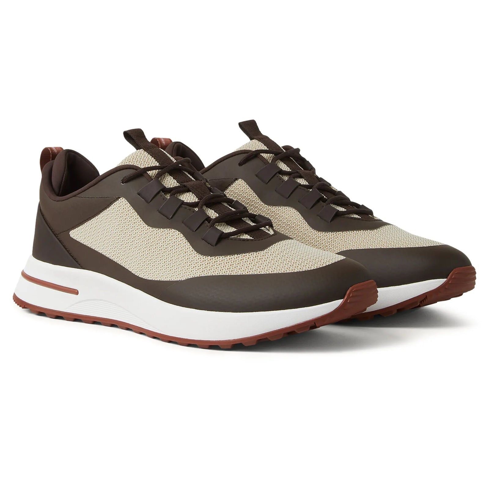 Loro Piana Men’s Week End Walk Sneakers – Coffee