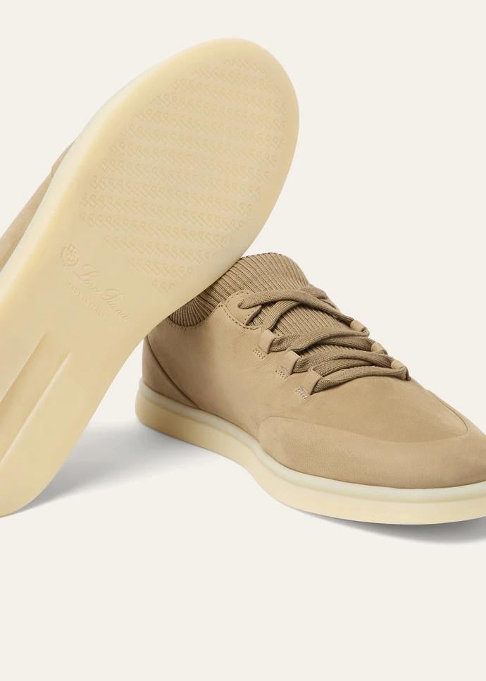 Loro Piana Men’s Soho Walk Sneakers – Beige
