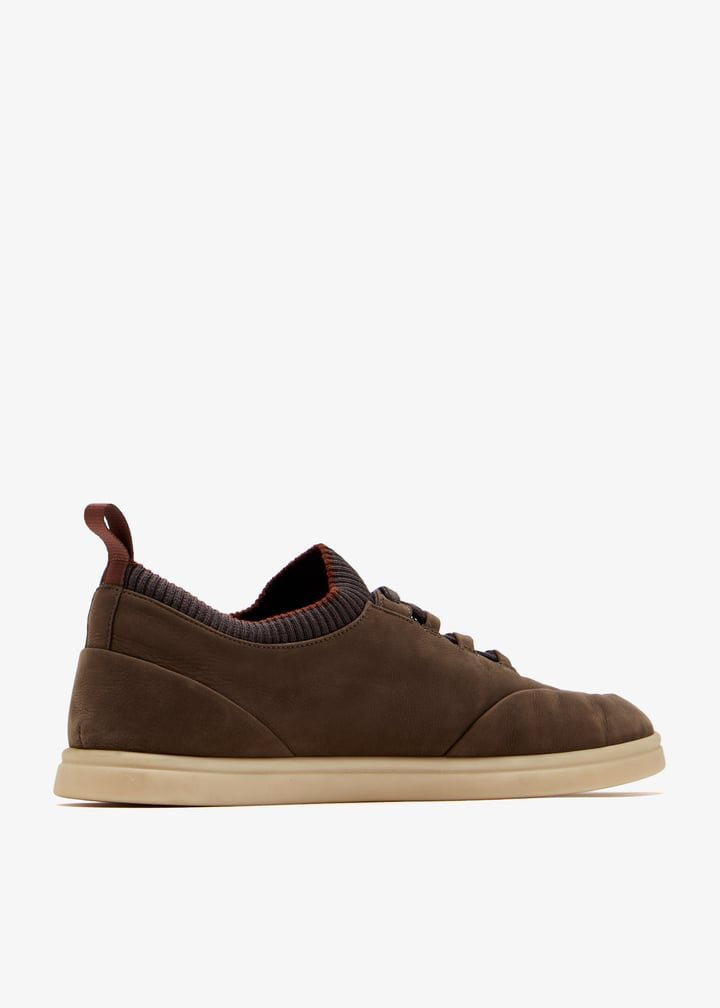 Loro Piana Men’s Soho Walk Sneakers – Coffee