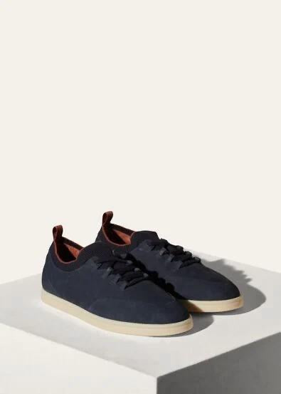 Loro Piana Men’s Soho Walk Sneakers – Navy Blue