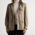 Loro Piana Men’s Natural Traveller Shell Jacket – Khaki